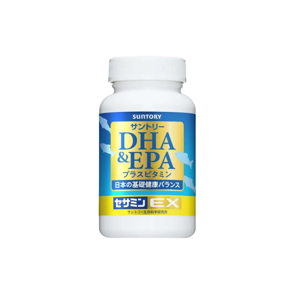 日本 SUNTORY 三得利 DHA&EPA+芝麻明EX 120粒 30日份量