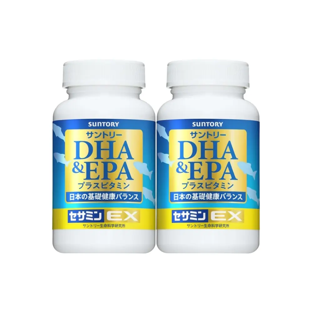 日本 SUNTORY 三得利 DHA&EPA+芝麻明EX 120粒x2樽
