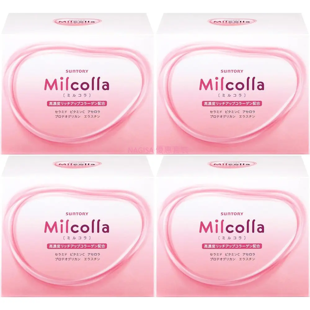 日本 SUNTORY 三得利 Milcolla 蜜露珂娜 30包x4盒