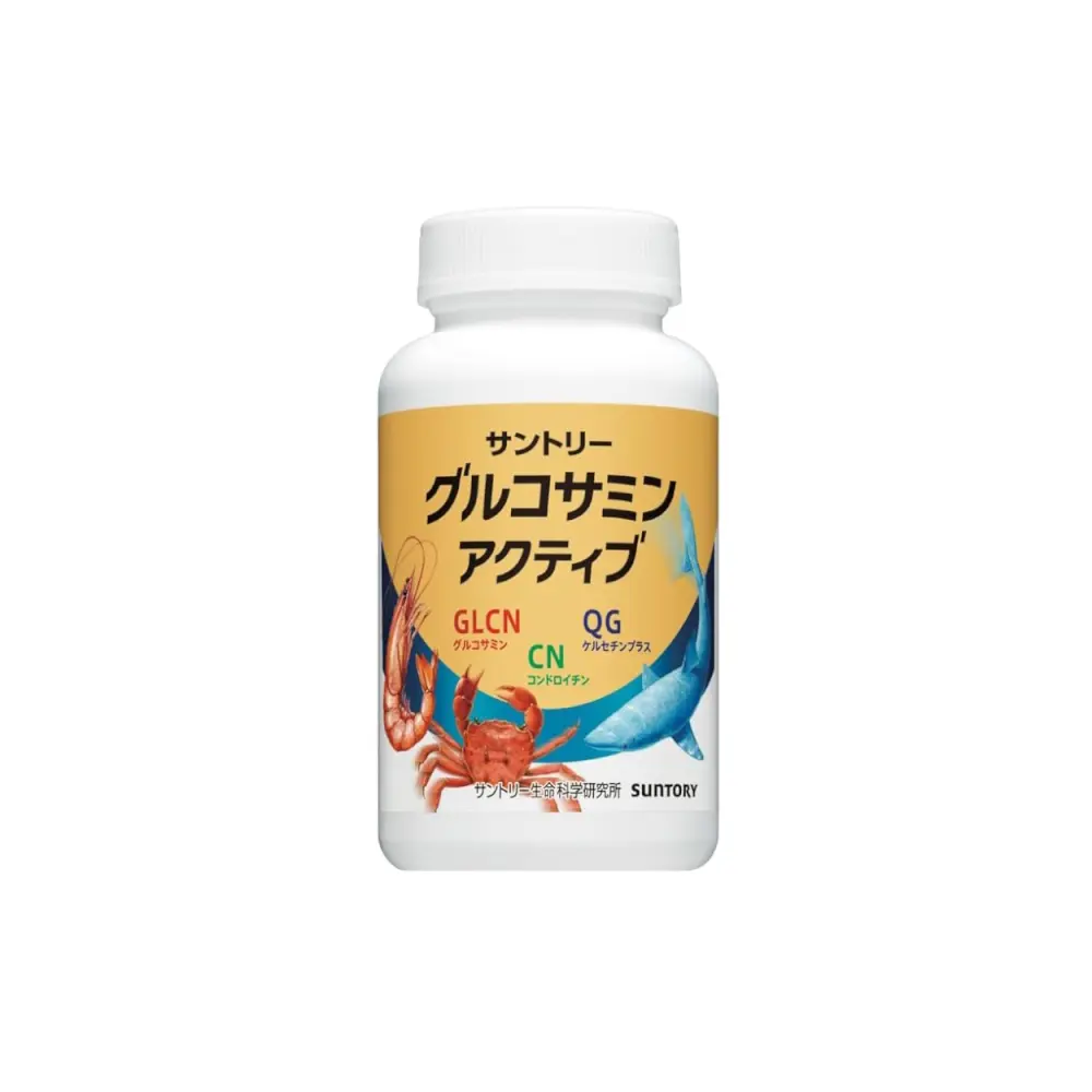 日本 SUNTORY 三得利 固力伸 葡萄糖胺+鯊魚軟骨 180粒 30日份