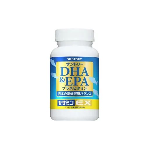 日本 SUNTORY 三得利 DHA&EPA+芝麻明EX 120粒 30日份量