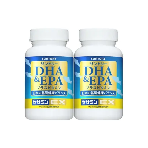 日本 SUNTORY 三得利 DHA&EPA+芝麻明EX 120粒x2樽