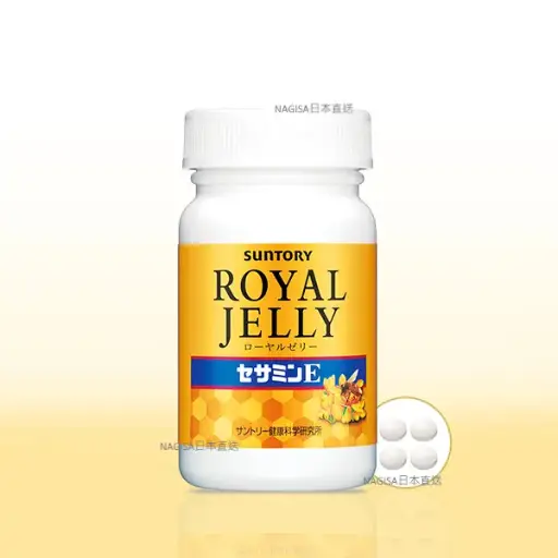 日本 SUNTORY 三得利 Royal Jelly+芝麻明E 120粒 30日份量