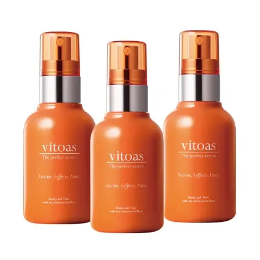 日本 SUNTORY 三得利 vitoas 蜜得絲 多效極妍鎖濕菁華 120mL樽裝x3